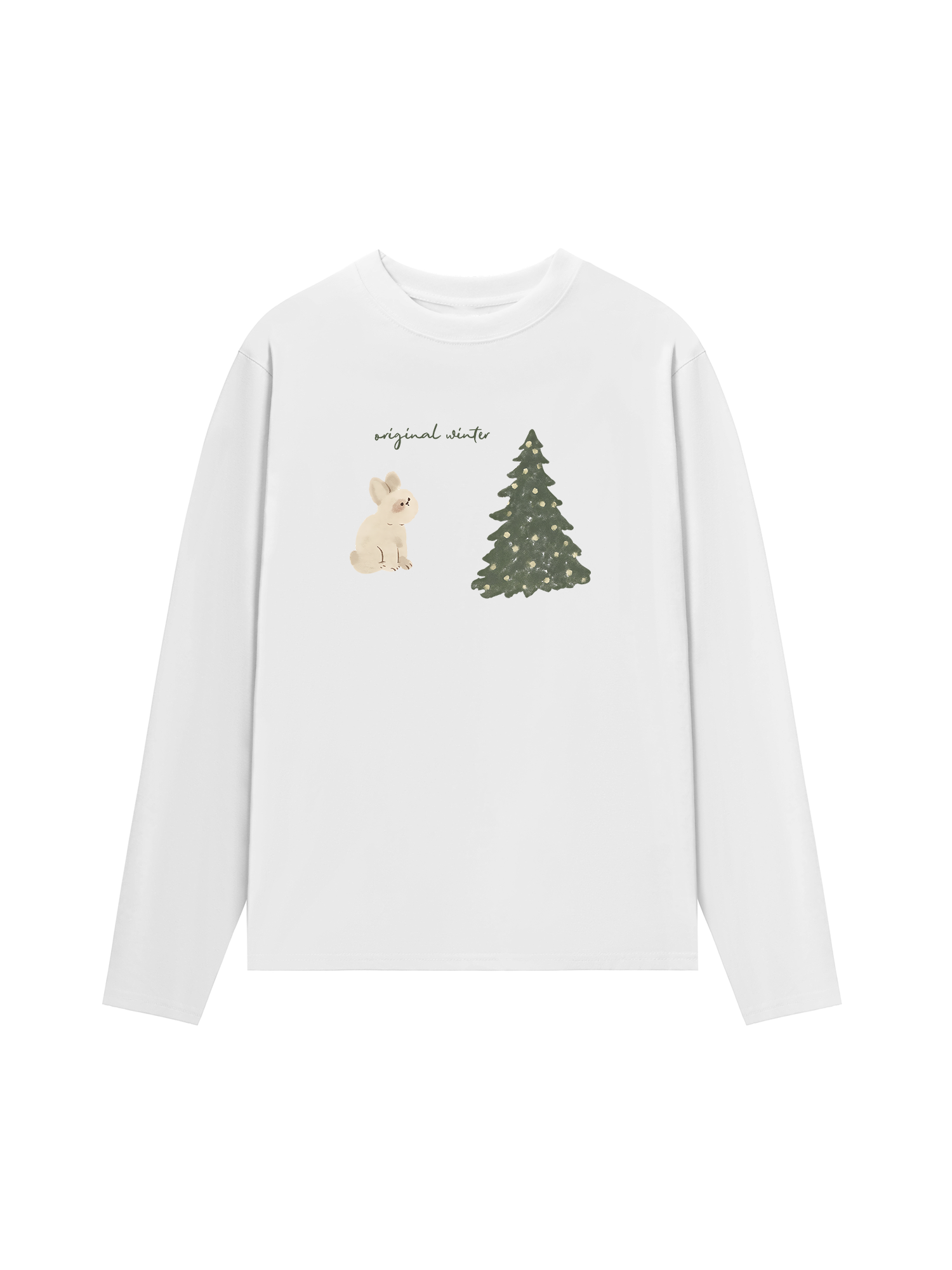 Áo Thun Dài Tay Winter Bunny Xmas