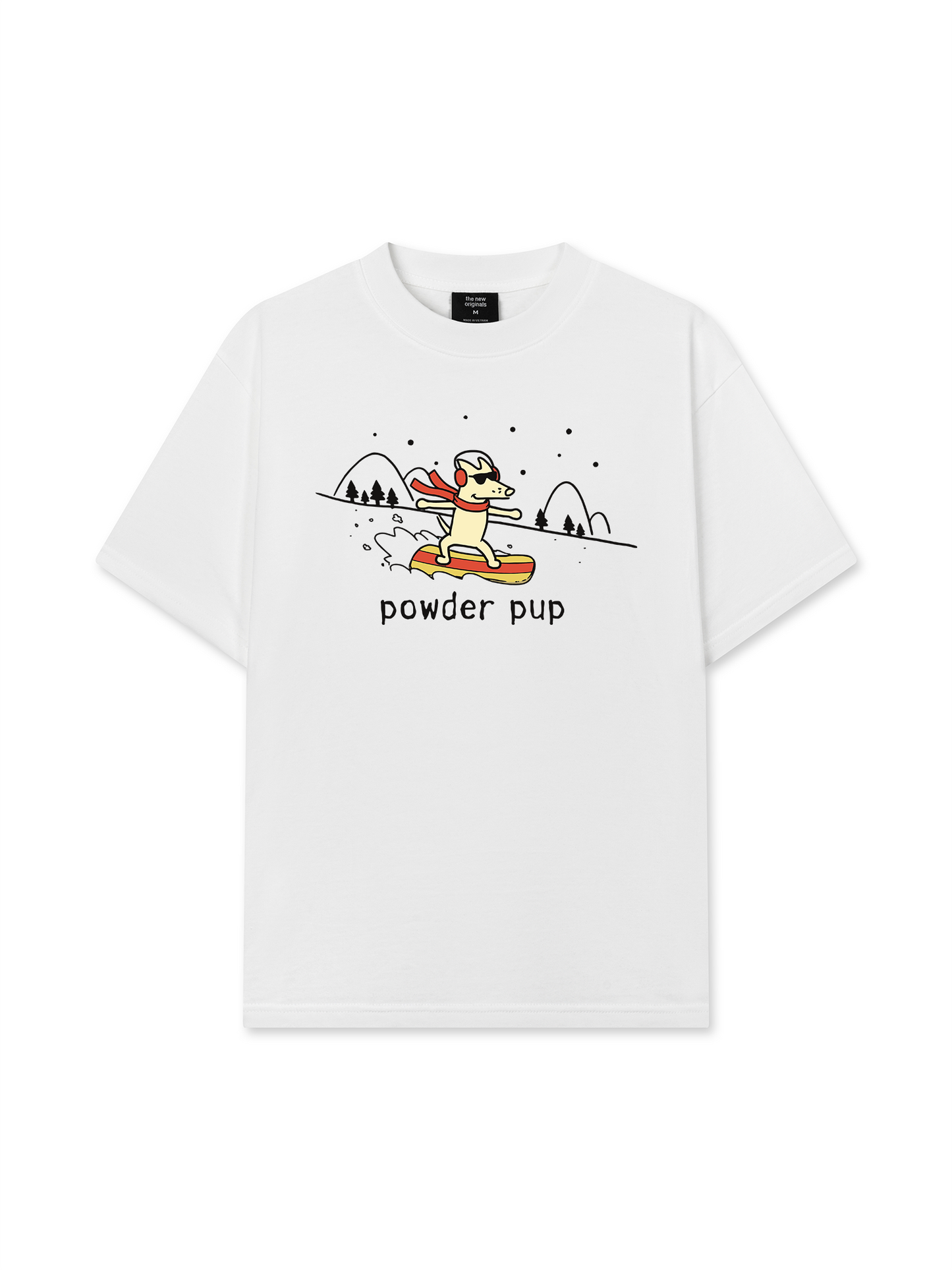 Áo Thun Relaxed Fit Go Outside Powder Pup