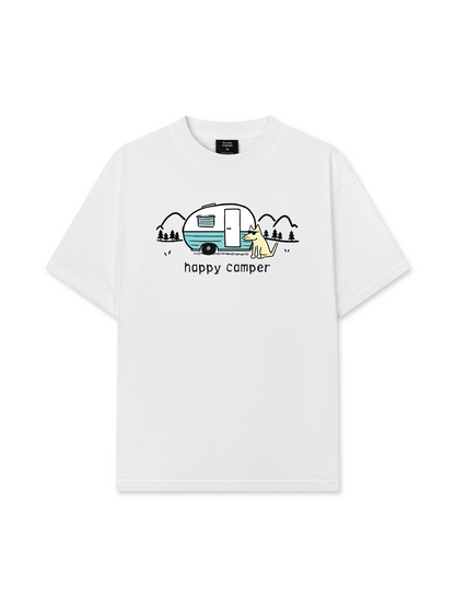 Áo Thun Relaxed Fit Go Outside Happy Camper