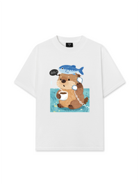 Áo Thun Relaxed Fit Daily Cuties Otter Answer The Phone