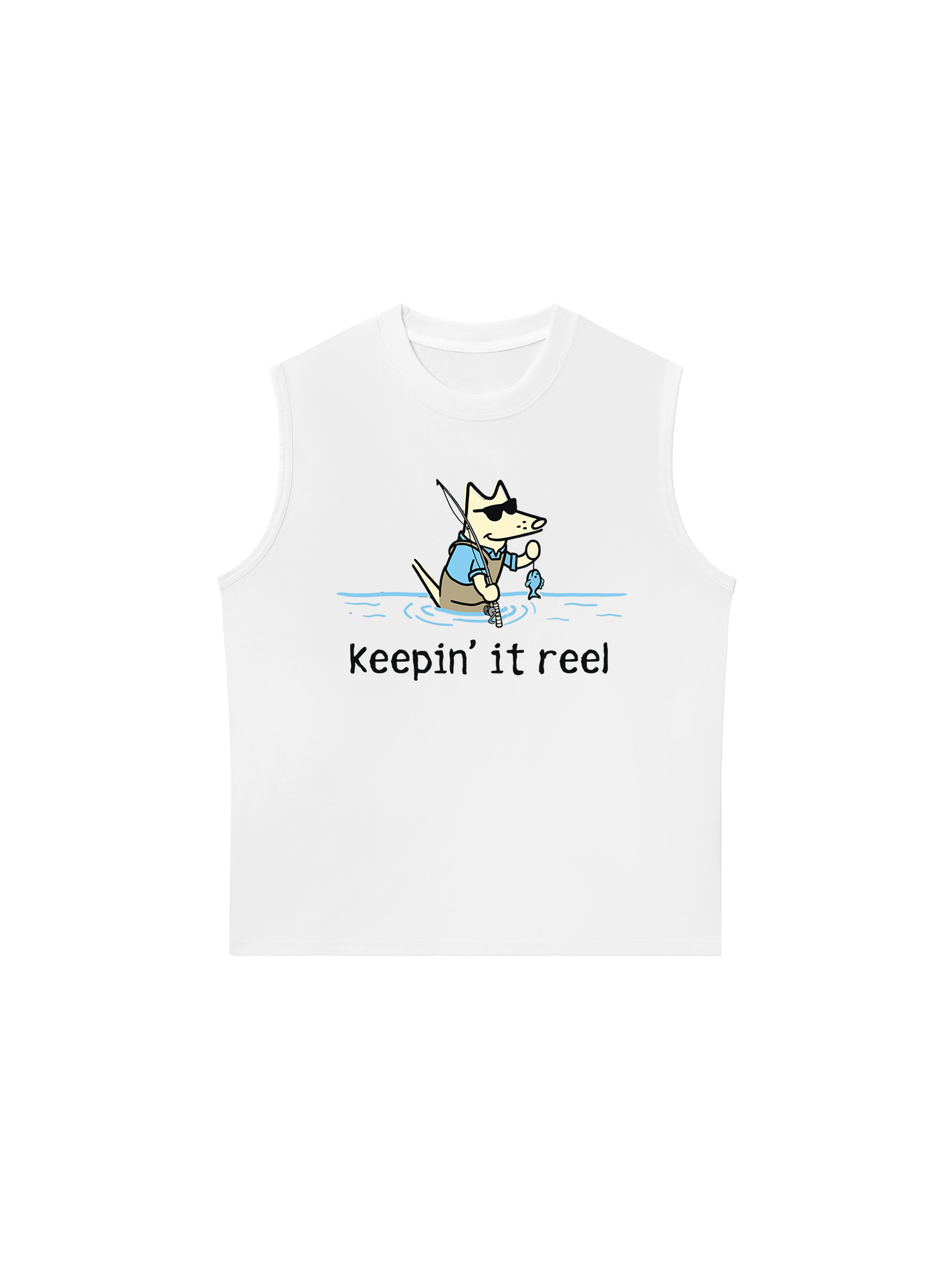 Áo Ba Lỗ Relaxed Fit Go Outside Keep It Reel