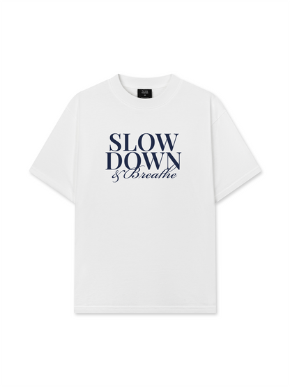Áo Thun Relaxed Fit Slow Down & Breathe