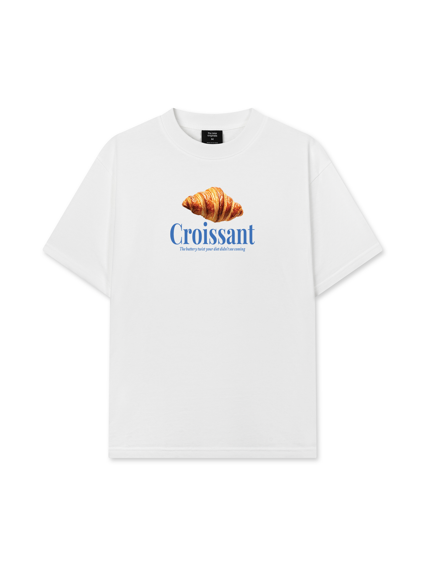 Áo Thun Relaxed Fit Croissant Quote