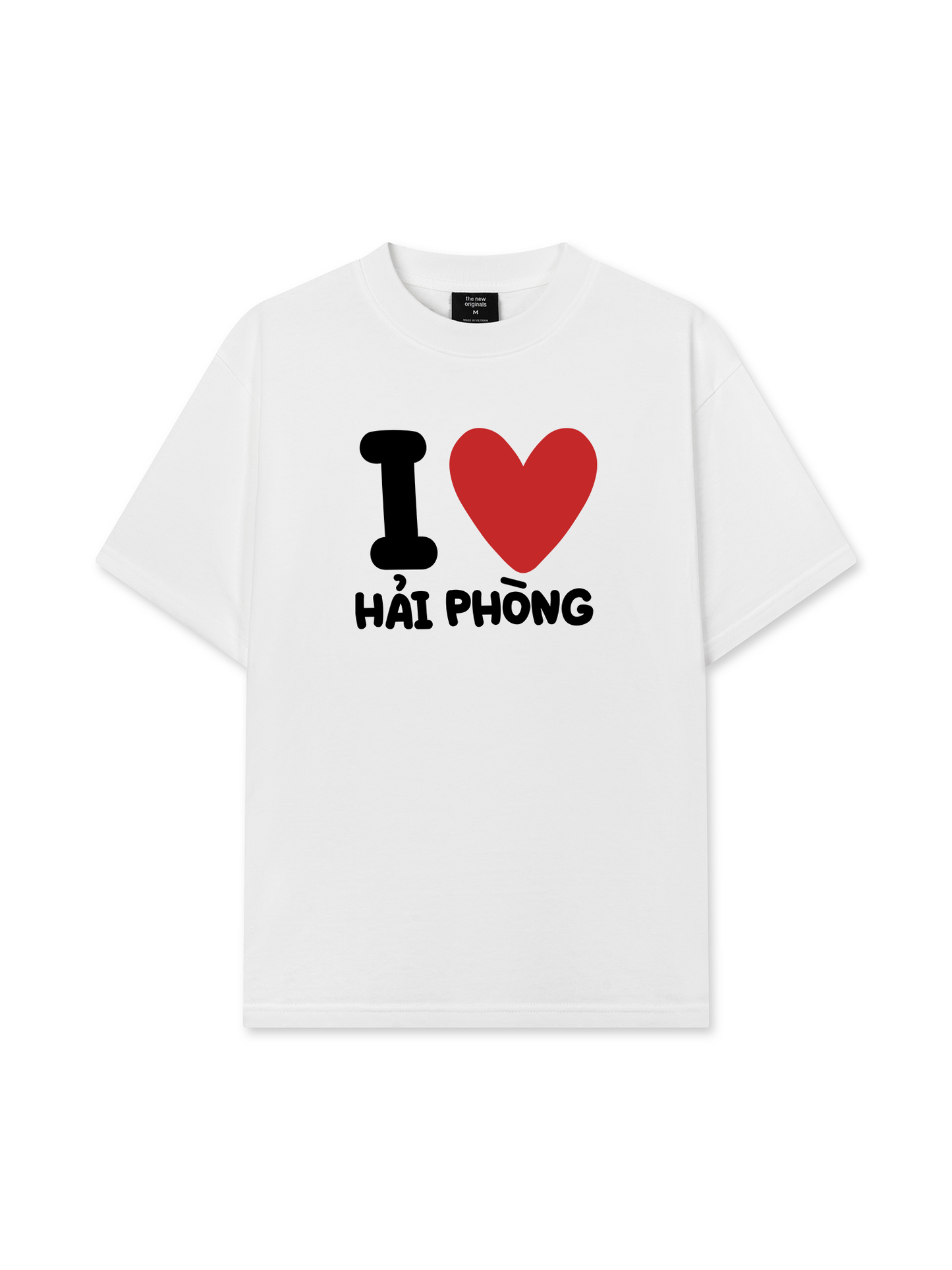 Áo Thun Relaxed Fit I Love Hải Phòng