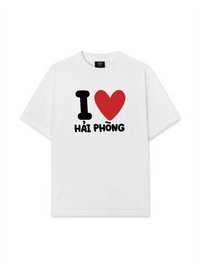 Áo Thun Relaxed Fit I Love Hải Phòng