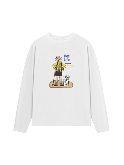 Áo Thun Dài Tay Go Outside Pet Life