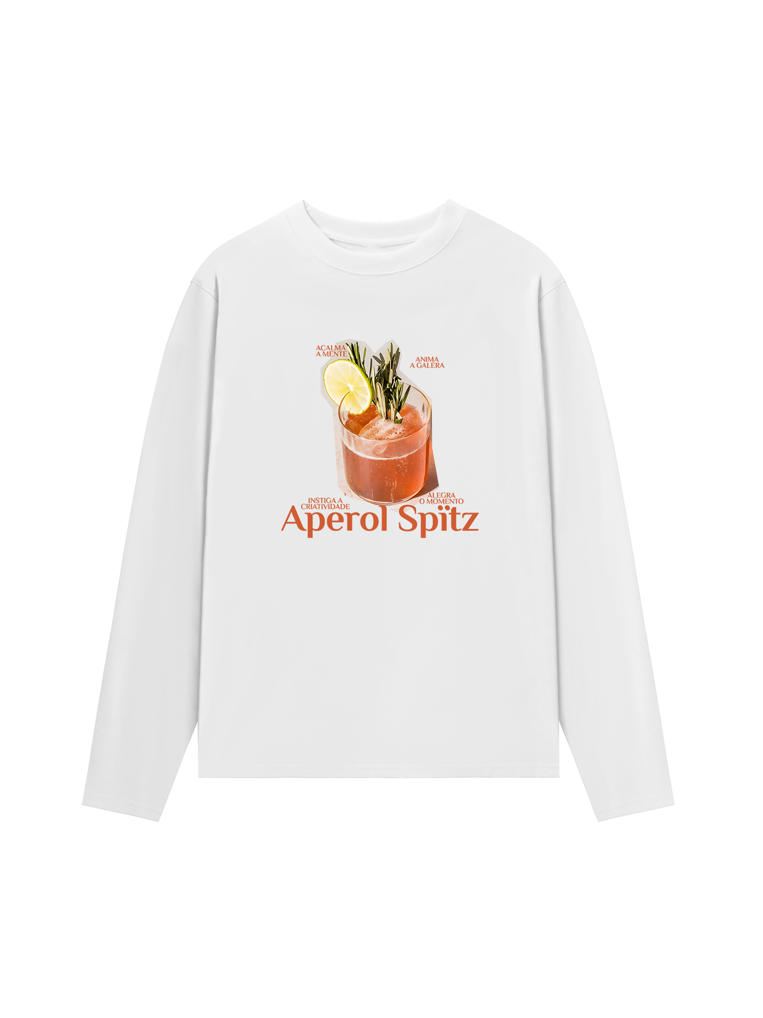 Áo Thun Dài Tay Fresh Aperol Spitz
