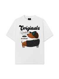 Áo Thun Relaxed Fit Animal Mood Dots Dachhund
