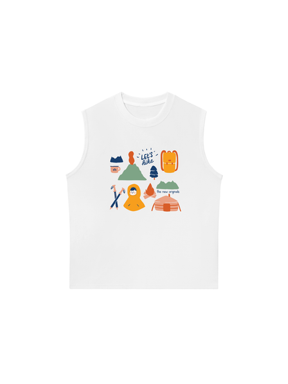 Áo Ba Lỗ Relaxed Fit Go Out Let_s Hike