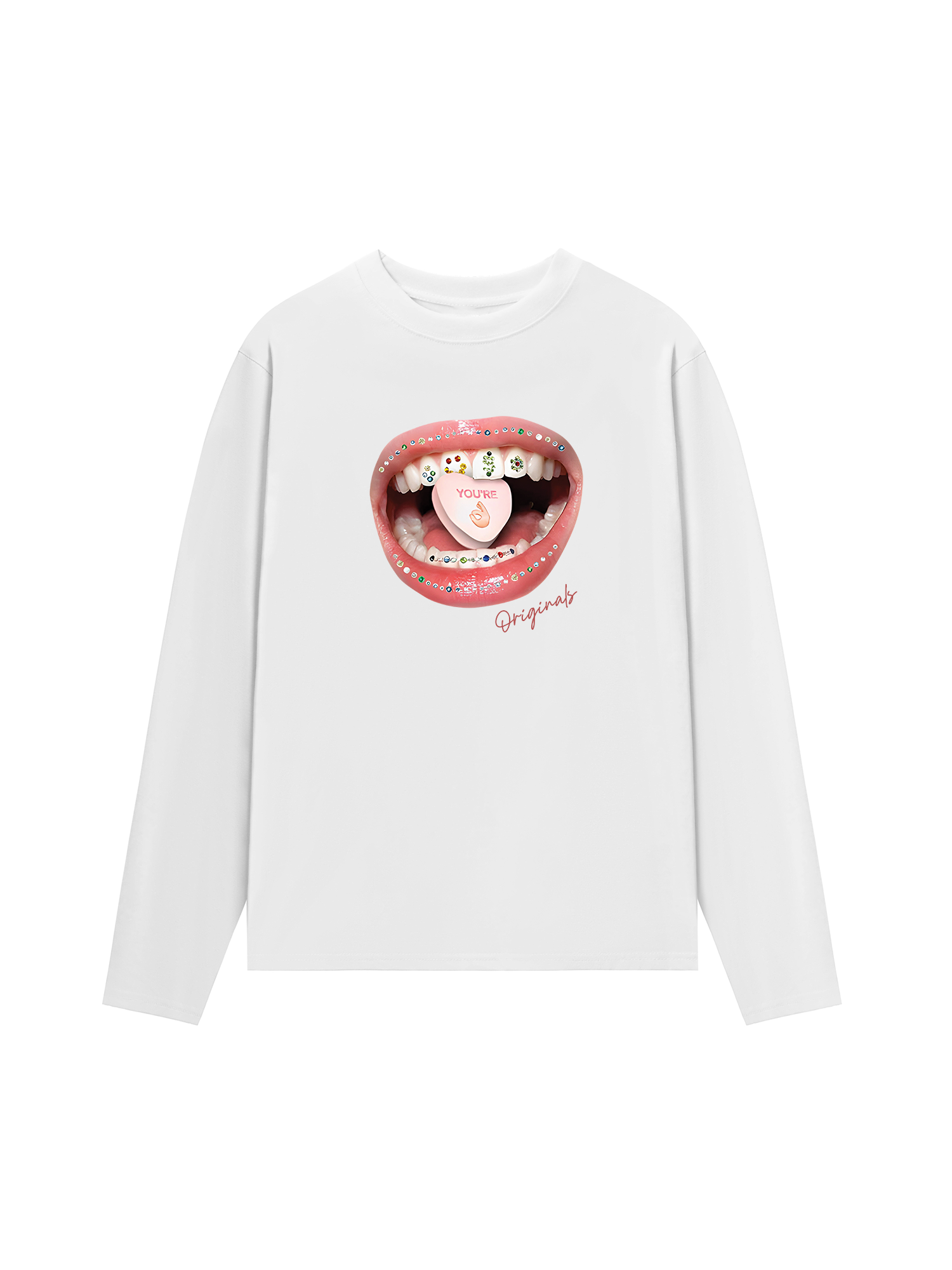 Áo Thun Dài Tay Diamond Grills Pills
