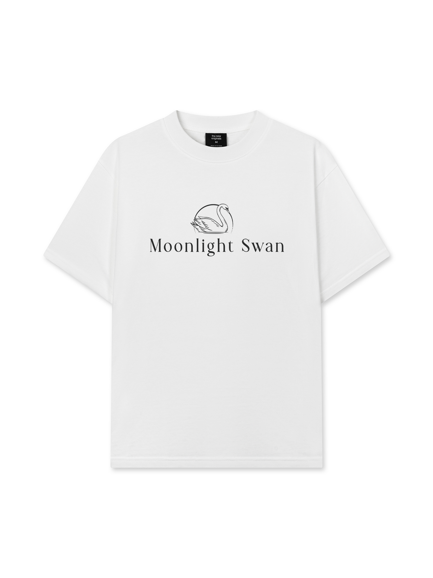 Áo Thun Relaxed Fit Old Money Moonlight Swan