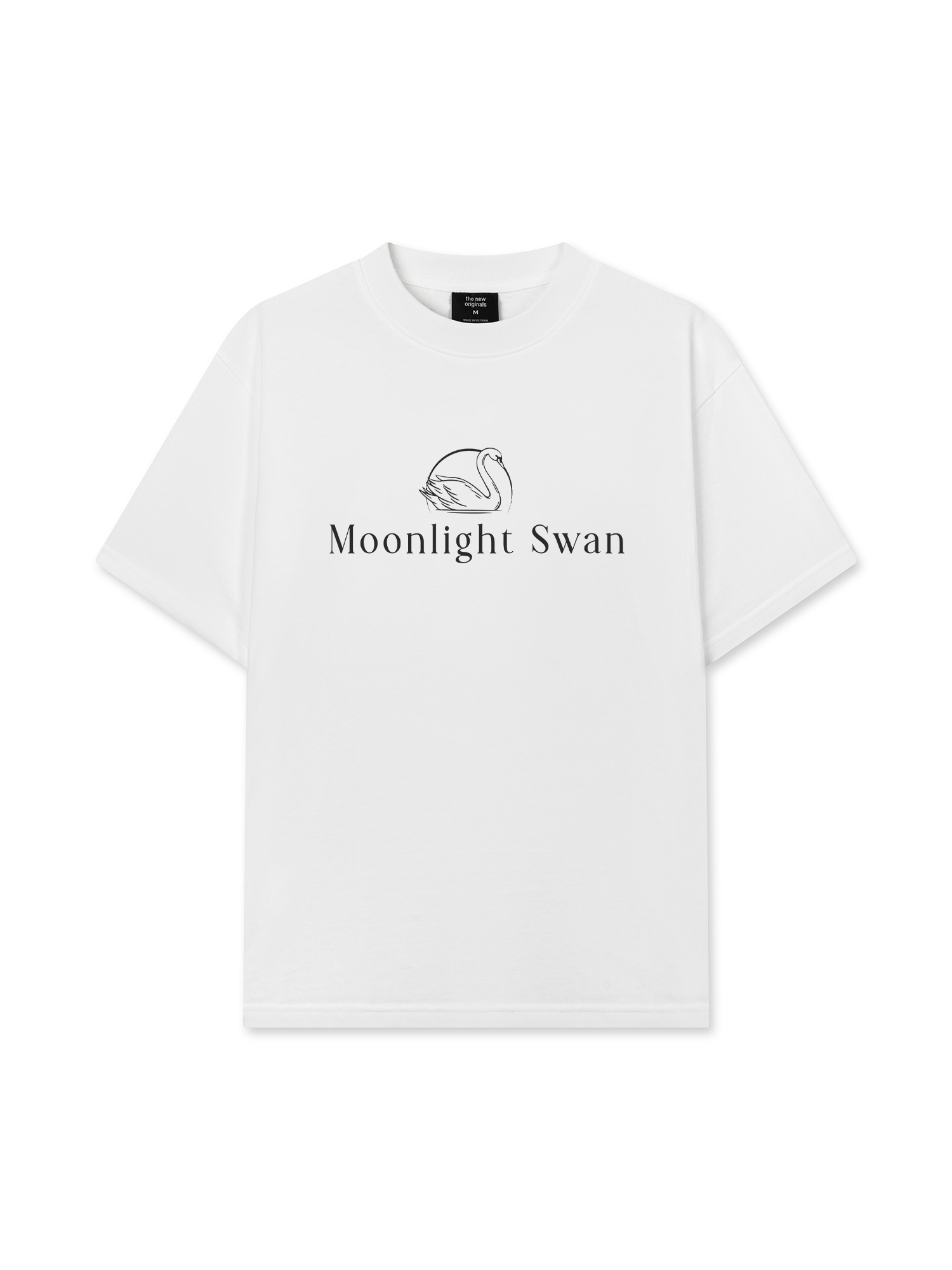 Áo Thun Relaxed Fit Old Money Moonlight Swan