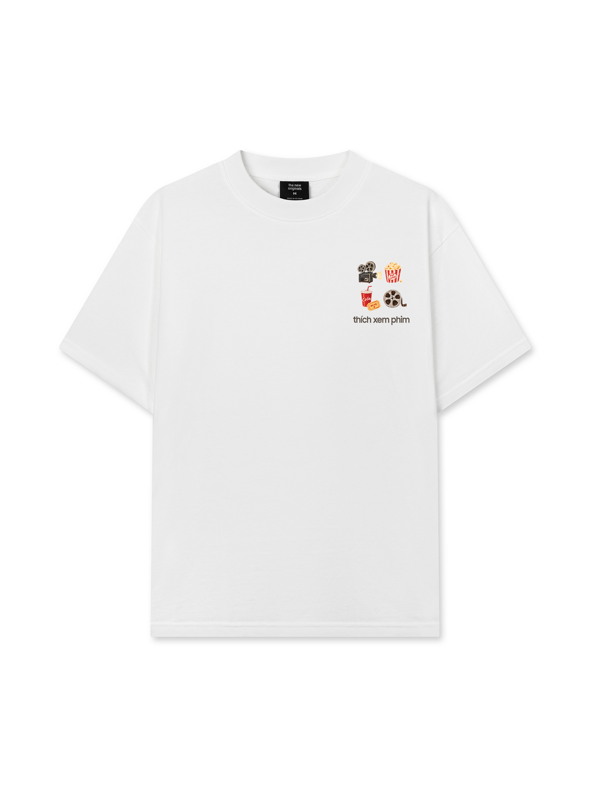 Áo Thun Relaxed Fit Thích Xem Phim
