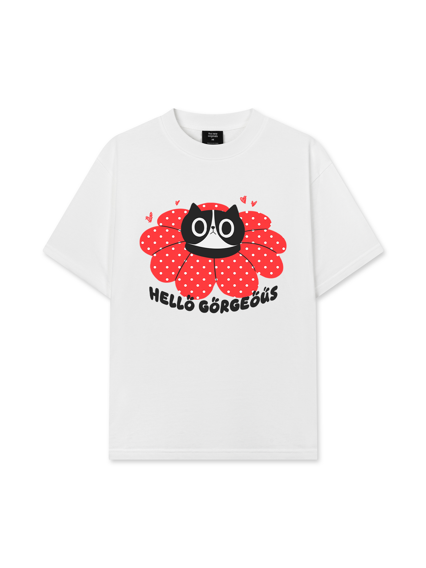 Áo Thun Relaxed Fit Daily Cuties Hello Gorgeous