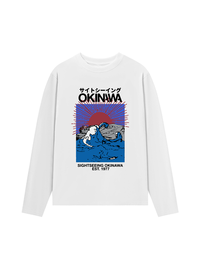 Áo Thun Dài Tay Great Wave Okinawa