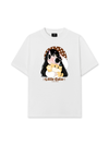 Áo Thun Relaxed Fit Little Girl Brown Dots