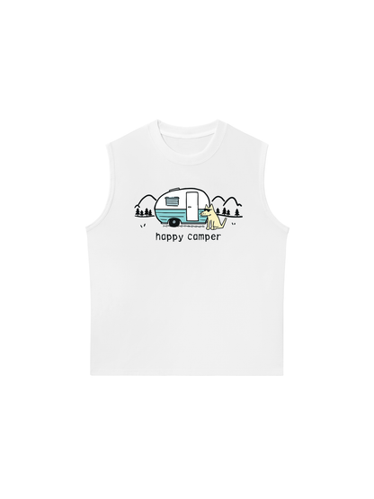 Áo Ba Lỗ Relaxed Fit Go Outside Happy Camper