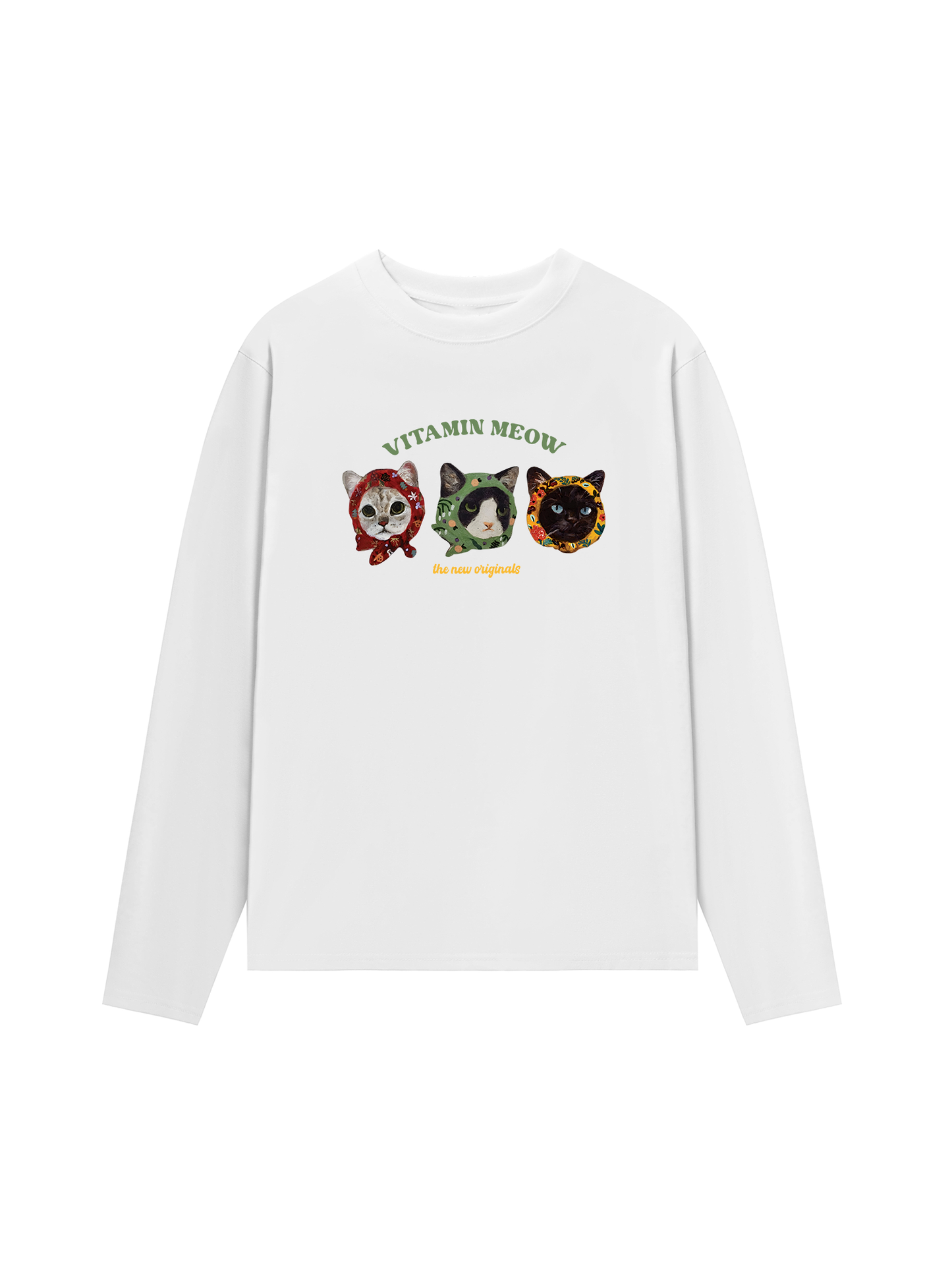 Áo Thun Dài Tay Vitamin Meow