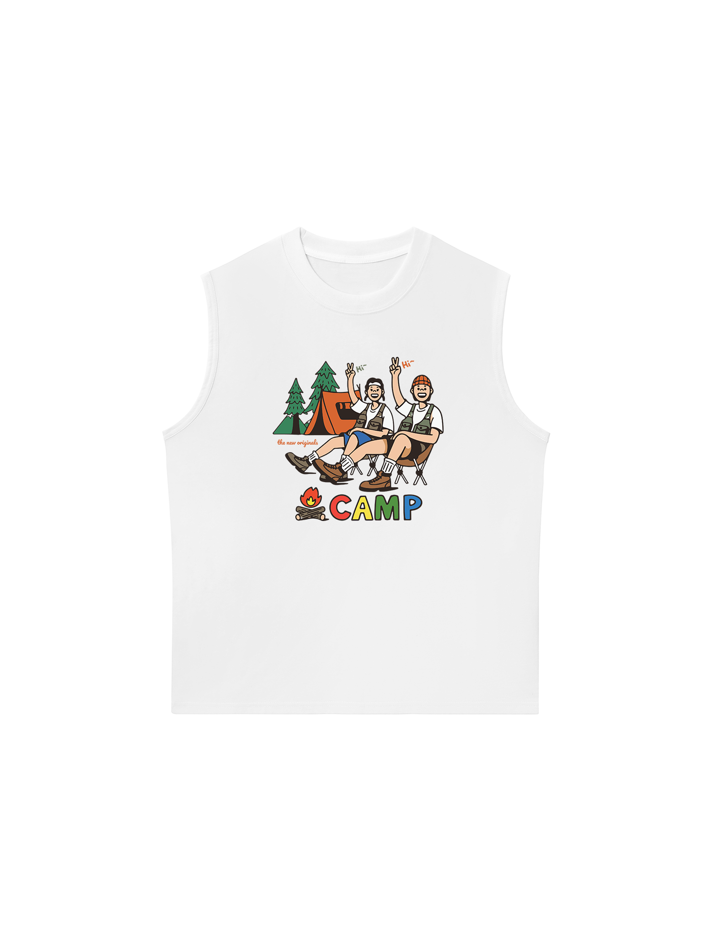 Áo Ba Lỗ Relaxed Fit Go Camping