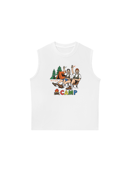 Áo Ba Lỗ Relaxed Fit Go Camping