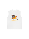 Áo Ba Lỗ Relaxed Fit Summer Vibes Cat And Duck