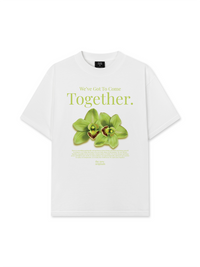 Áo Thun Relaxed Fit Summer Vibes Green Flower