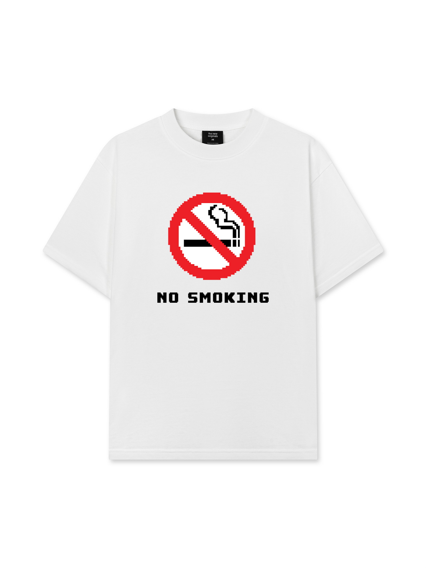Áo Thun Relaxed Fit Pixel Universe No Smoking