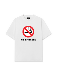 Áo Thun Relaxed Fit Pixel Universe No Smoking