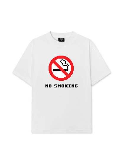Áo Thun Relaxed Fit Pixel Universe No Smoking