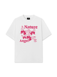 Áo Thun Relaxed Fit Pink Nature Angel