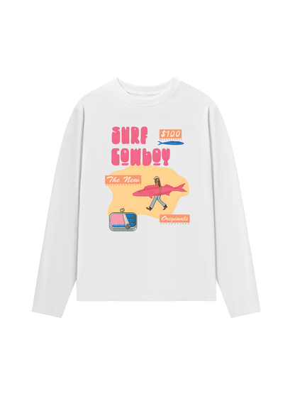 Áo Thun Dài Tay Summer Vibes GoTo Beach Cowboy