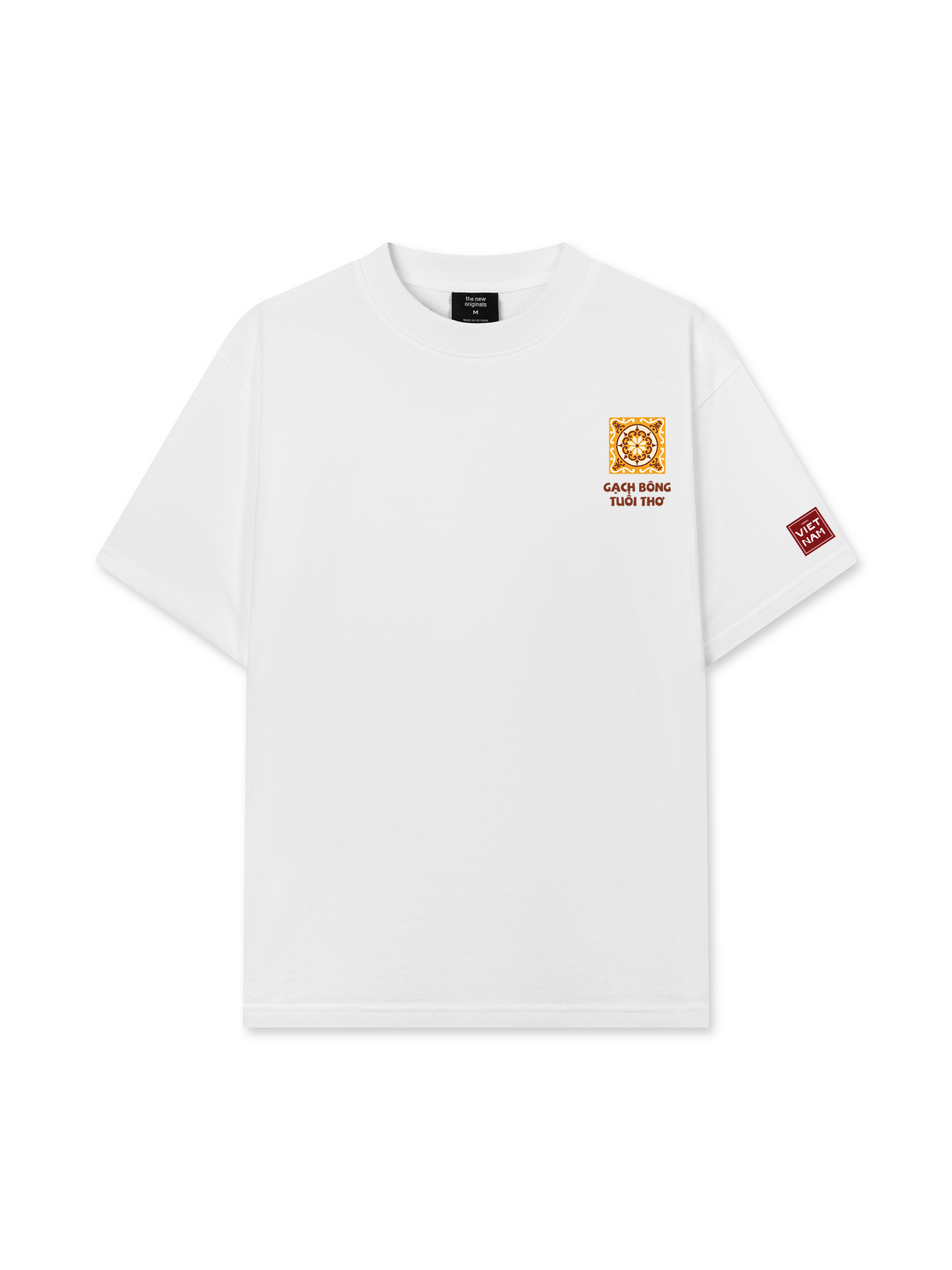 Áo Thun Relaxed Fit Gạch Bông Tuổi Thơ