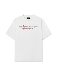 Áo Thun Relaxed Fit My Heart Say Yes
