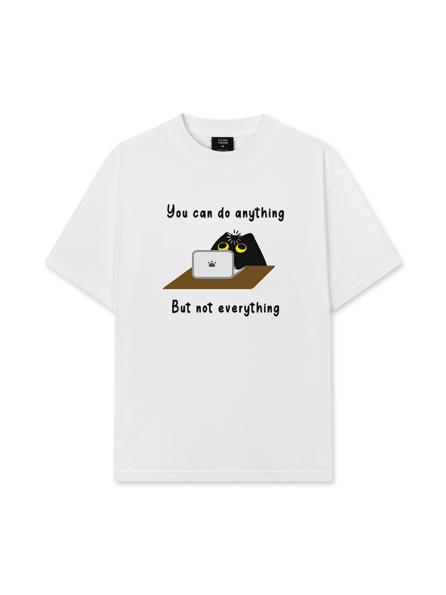 Áo Thun Relaxed Fit Animal Mood You Can Do Anything