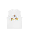 Áo Ba Lỗ Relaxed Fit Teddy Land My Work Day
