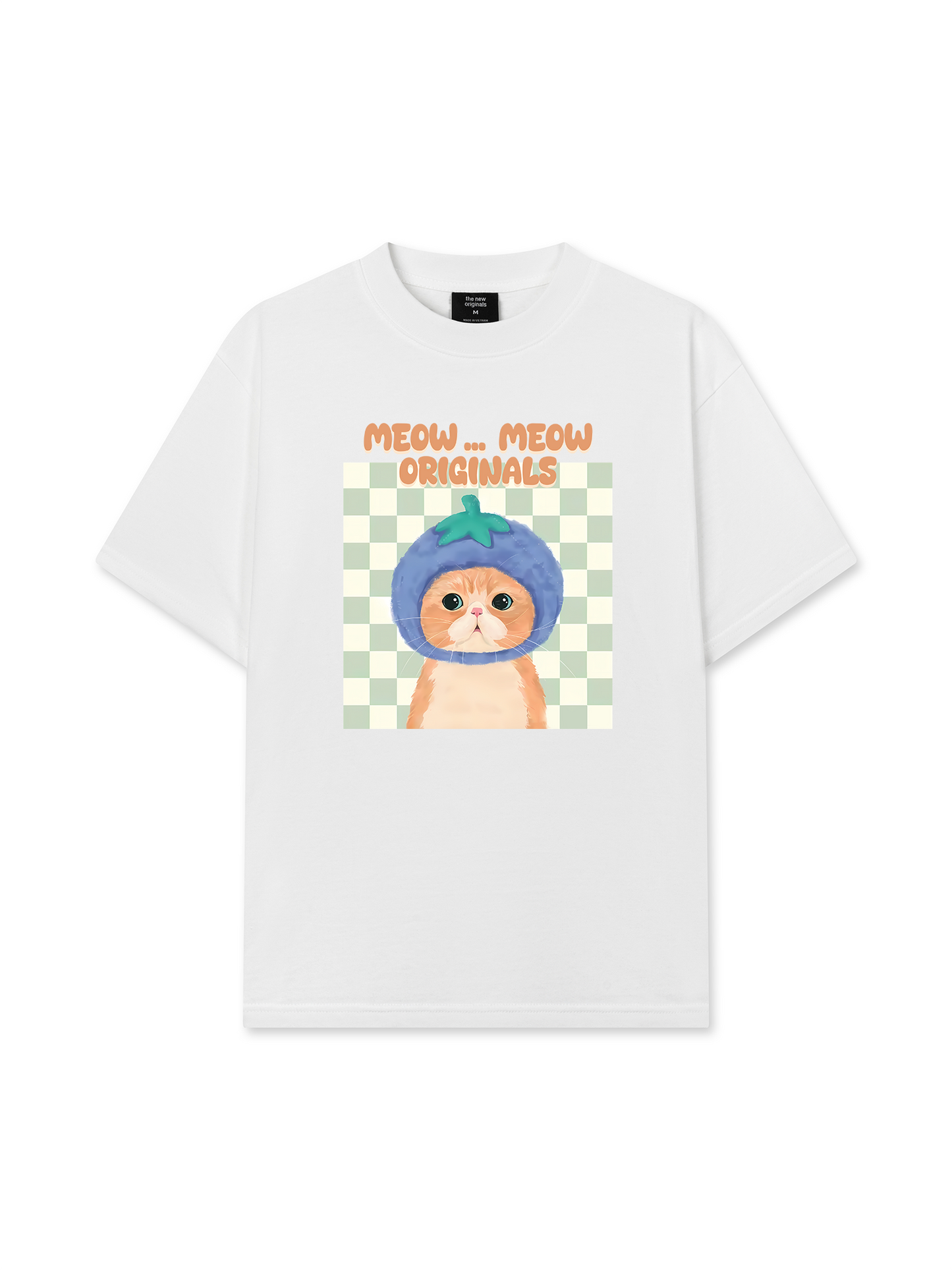 Áo Thun Relaxed Fit Animal Meow