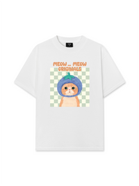 Áo Thun Relaxed Fit Animal Meow