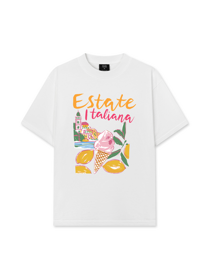 Áo Thun Relaxed Fit Estate Italiana