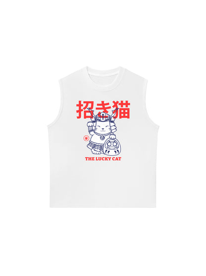 Áo Ba Lỗ Relaxed Fit Maneki Neko