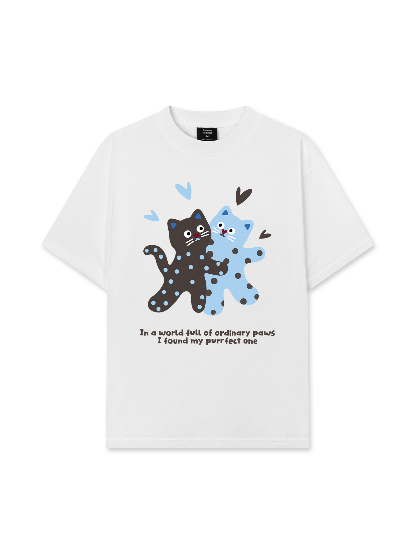 Áo Thun Relaxed Fit Cat Love
