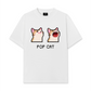 Áo Thun Relaxed Fit Pixel Universe Pop Cat