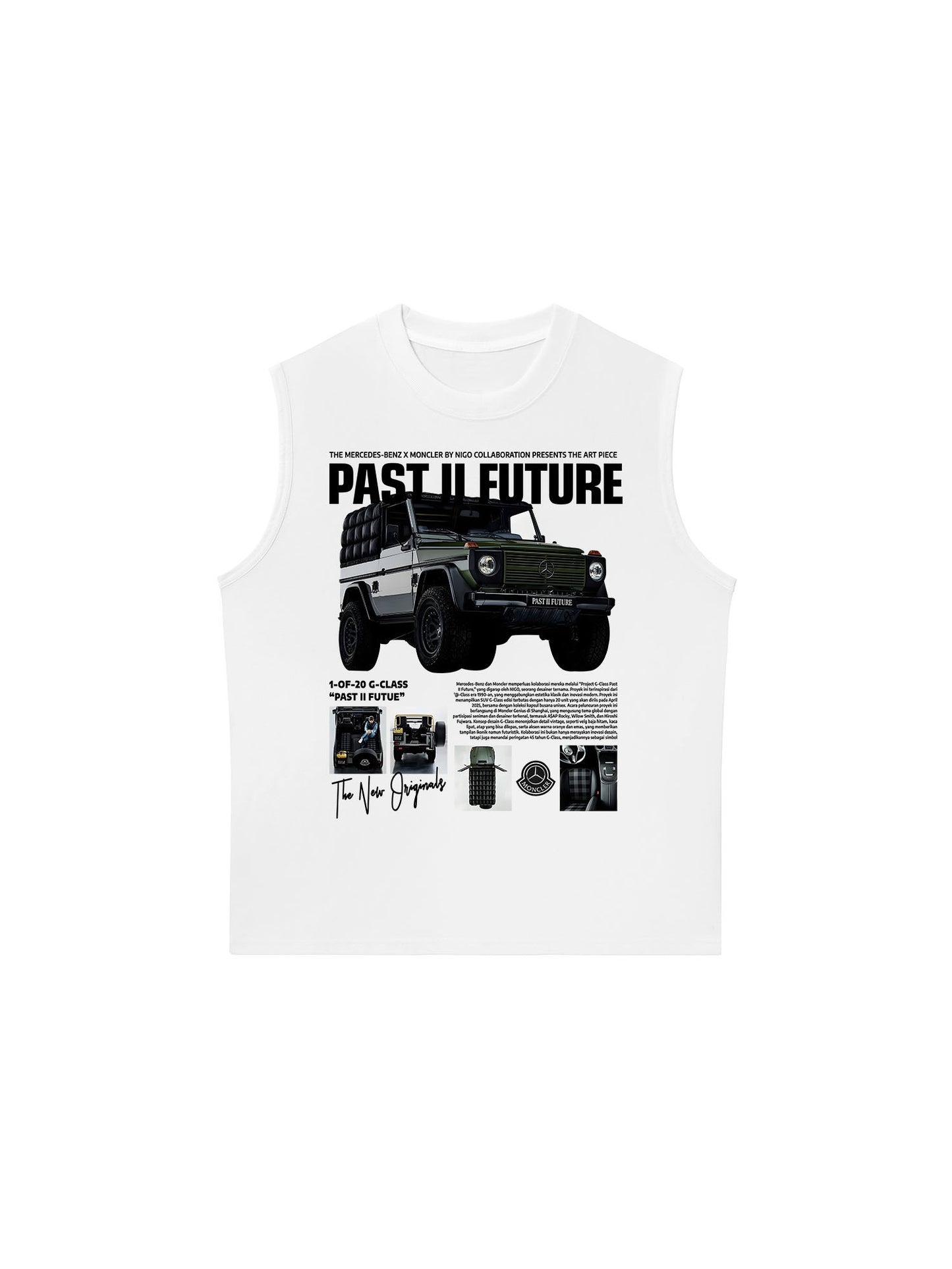 Áo Ba Lỗ Relaxed Fit CAR Past II Future