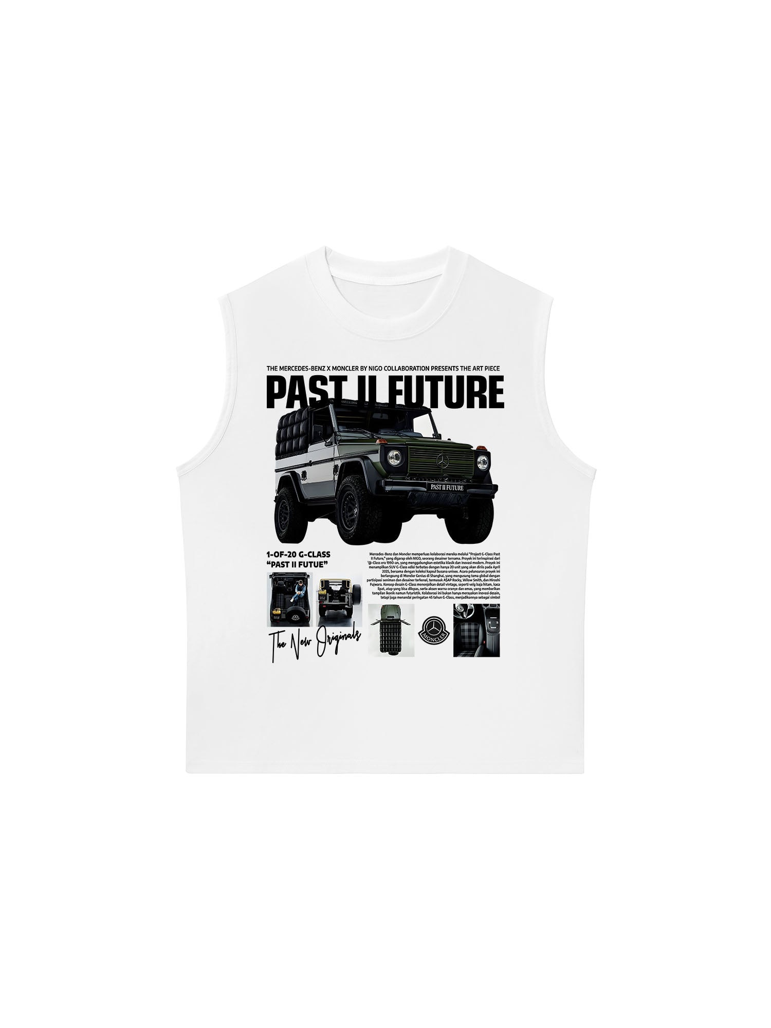 Áo Ba Lỗ Relaxed Fit CAR Past II Future