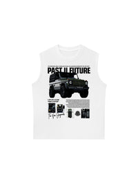 Áo Ba Lỗ Relaxed Fit CAR Past II Future