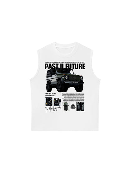 Áo Ba Lỗ Relaxed Fit CAR Past II Future
