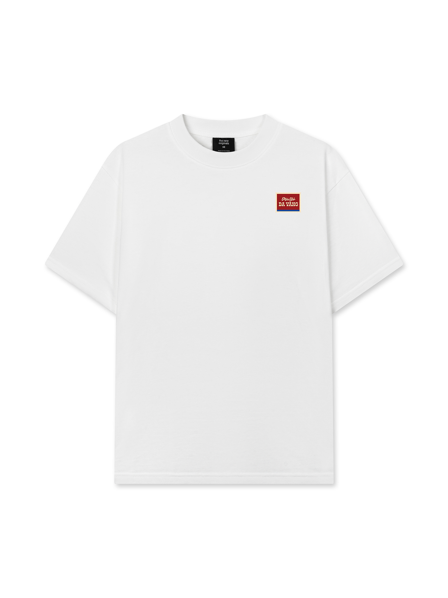 Áo Thun Relaxed Fit Tem Máu Đỏ Da Vàng