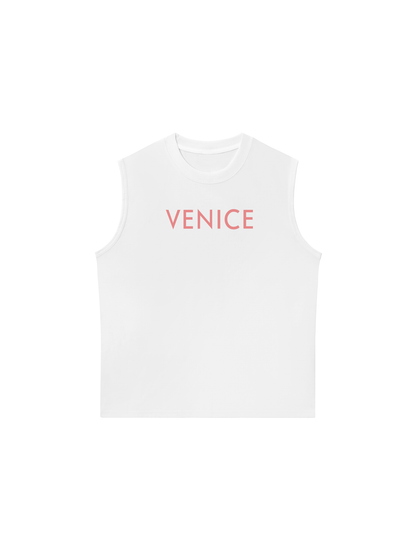 Áo Ba Lỗ Relaxed Fit VENICE PINK