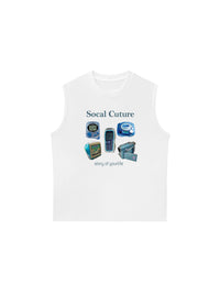 Áo Ba Lỗ Relaxed Fit Socal Cuture - Story Of Life