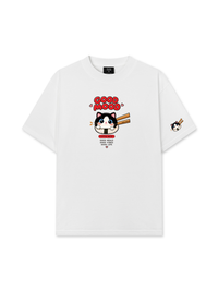 Áo Thun Relaxed Fit Good Mood Sushi Cat