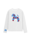 Áo Thun Dài Tay 26 - Blue Horse